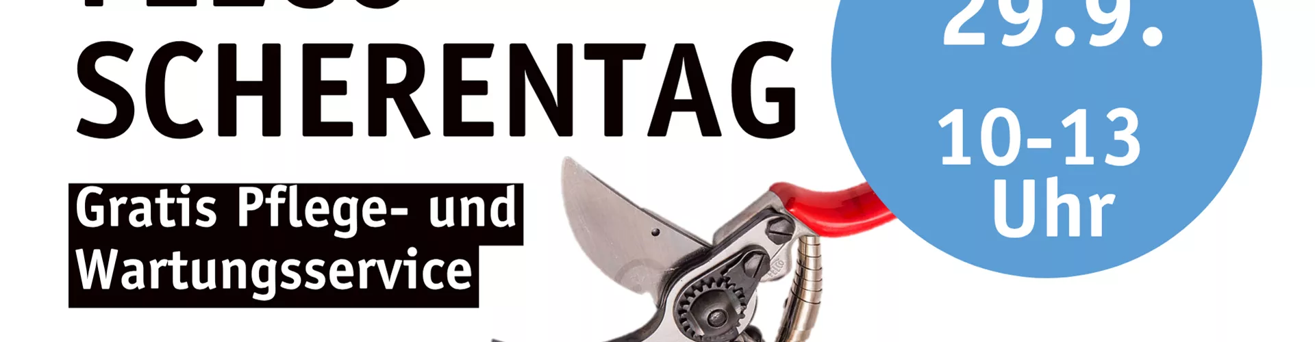 Felco Scherentag - Gratis Pflege und Wartungsservice