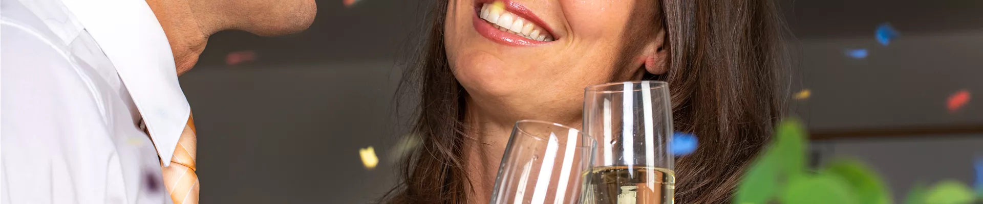 Silvester - mit Sekt anstoßen