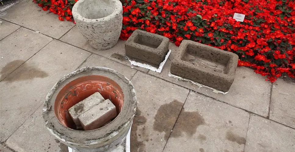 Blumengefäße - Herstellen aus Beton