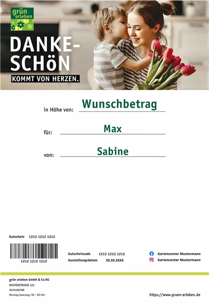 Individueller Gutschein